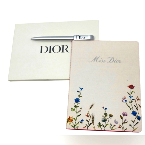 Dior Floral Notebook and Pen Set - Picture 1 of 3